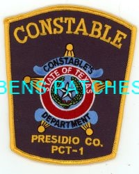 TEXAS,A,PRESIDIO COUNTY CONSTABLE PRECINCT 1 1